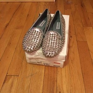 Steve Madden STUDLYY silver shoes
