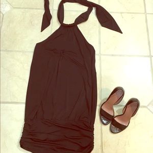 Bebe Halter Mini Dress