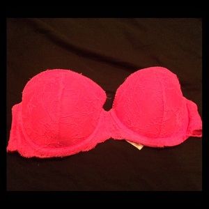 Neon Pink VS bra. Size 34B