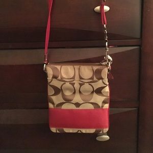 Coach cross body purse