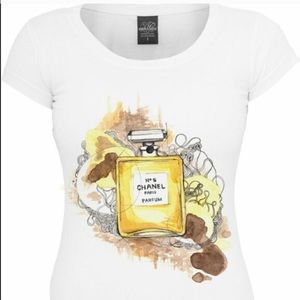 Chanel perfume tee