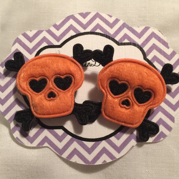 Skull Earrings - Handmade - Set of 3 Pairs! NEW! - Picture 2 of 4