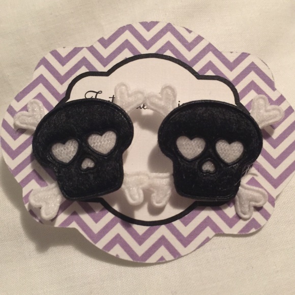 Skull Earrings - Handmade - Set of 3 Pairs! NEW! - Picture 3 of 4