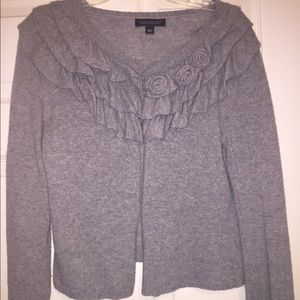Ann Taylor Cardigan Grey Size L