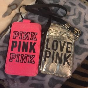 Pink Victoria's Secret lanyards!