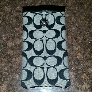 Coach sunglass pouch