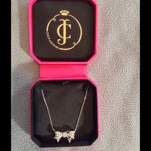 Juicy Couture bow necklace