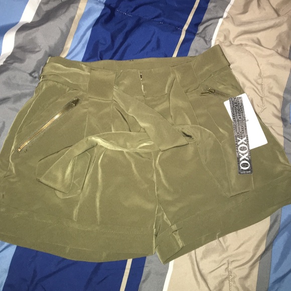 Xoxo Green Shorts