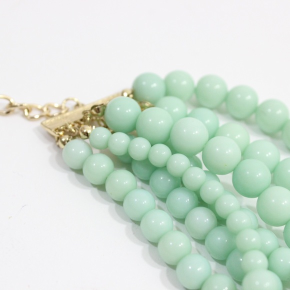 Bold Beaded Strands in Mint - Picture 2 of 4