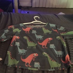 Cute little Dino crop top