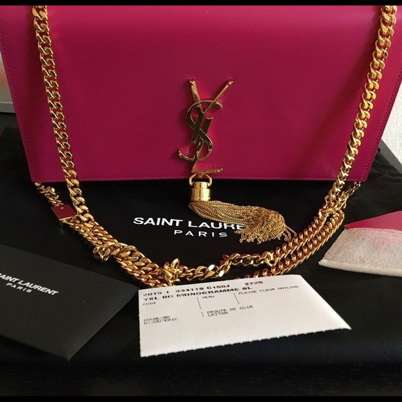 Saint Laurent Paris YSL Monogram Tassel Medium bag - Picture 2 of 4