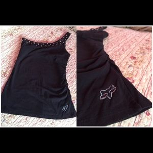 Fox one shoulder top