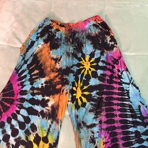 M/L tie dye palooza pants