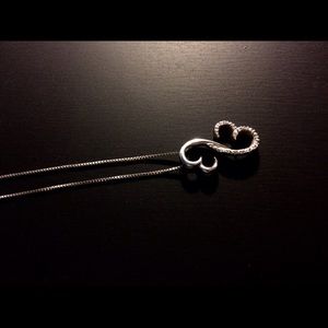Open heart necklace from Kay Jewelers