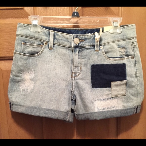 NWT: The Limited 678 Patchwork Denim Shorts