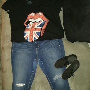 Torrid Crop Skinny Boyfriend Jeans