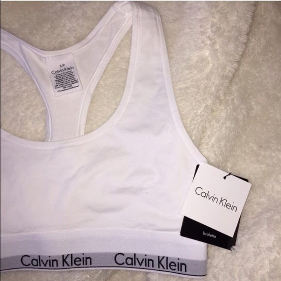 NWOT Calvin Klein White Bralette
