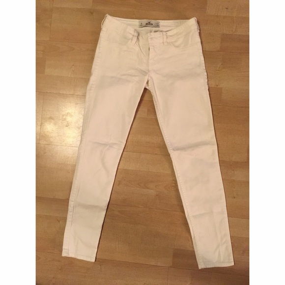 Hollister Skinny White Denim