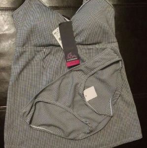 Maternity Tankini Swimsuit top & bottom S