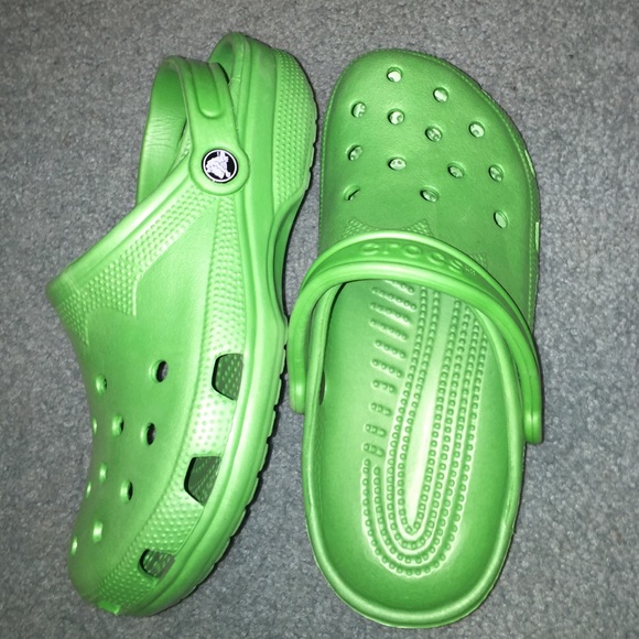 Lime Green Crocs