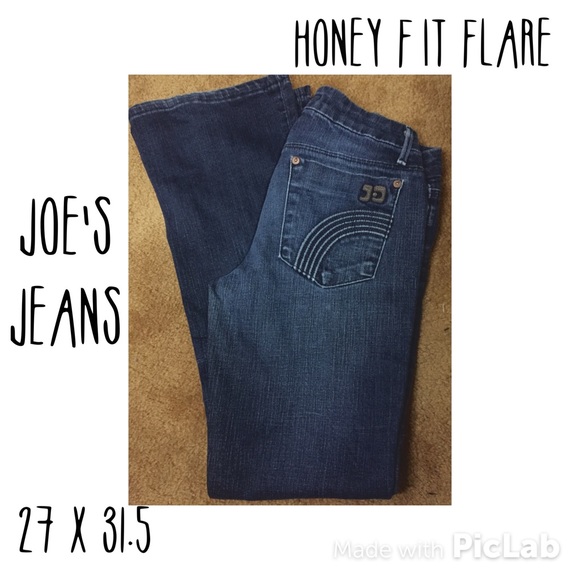 Joe's Premium Jeans honey fit flare 27x31.5 - Picture 2 of 4