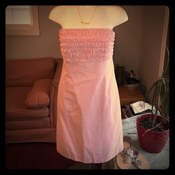 Lilly Pulitzer Seersucker Dress, 10