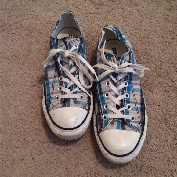 Plaid converse