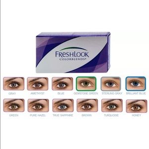 Contacts gray and honey