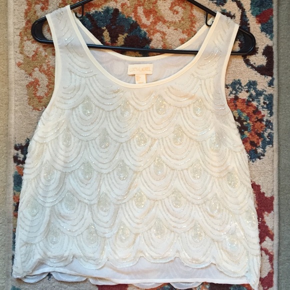 Sequin midi top