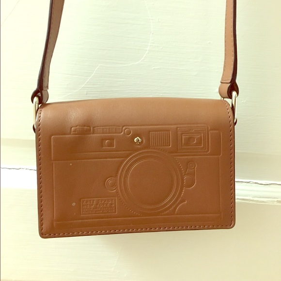 RARE Kate Spade camera print crossbody