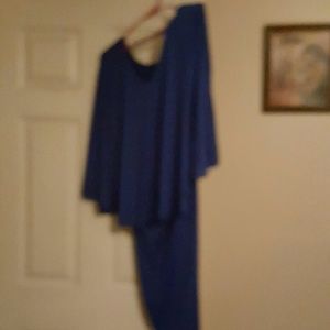 Royal blue maxi dress