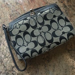 Large coach wristlet