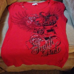 New shirt it has jewels, glitter,