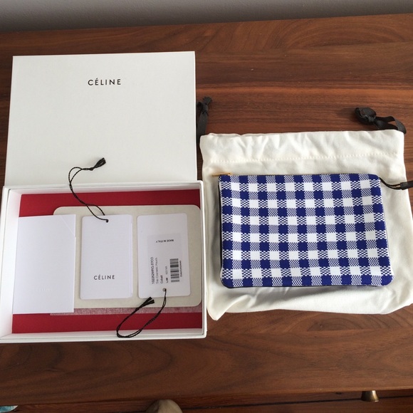 Celine trio cosmetic pouch