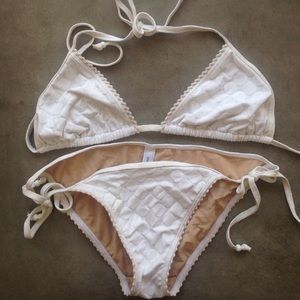 Gap White dot bikini