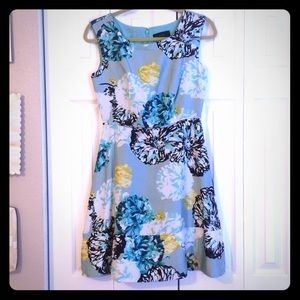 NWOT J. Crew Aquatic Floral 100% Silk Dress