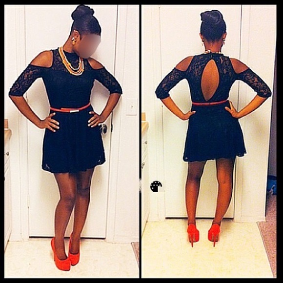 Cold shoulder Mini dress