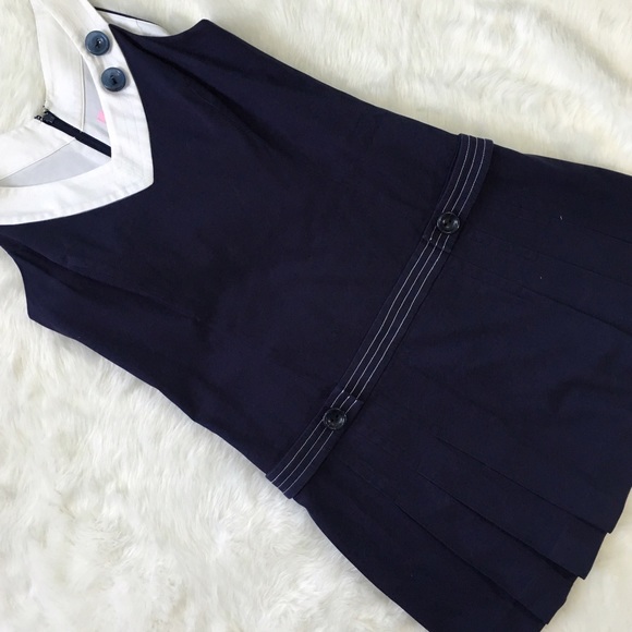 Lilly Pulitzer Dresses & Skirts - Lilly Pulitzer Navy & White 20s Style Dress