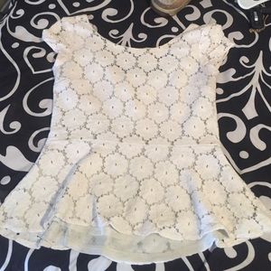 White Peplum Too