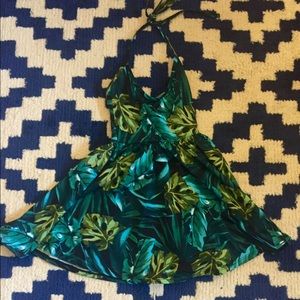 American Apparel Tropical Halter Dress