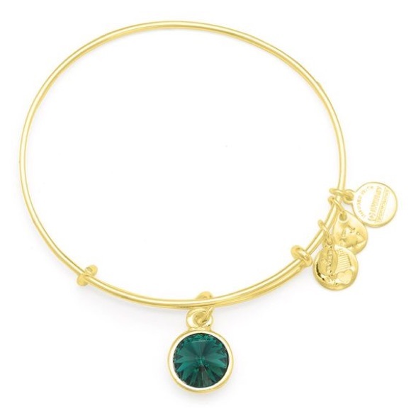 Alex and Ani May birthday stone bangle