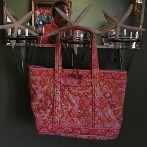 VERA BRADLEY SHERBET TOTE BAG