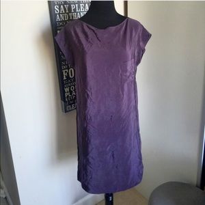Silk shift dress
