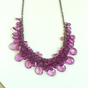 American Eagle Outfitters Sparkly Purple Necklace
