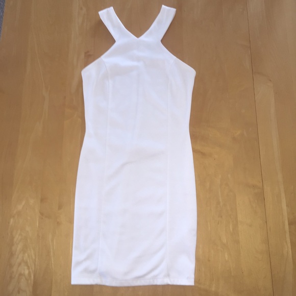 White mini dress from Lulu's