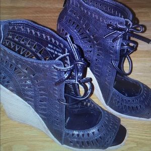 Jeffery Campbell Rodillo-Hi Wedge Sandal