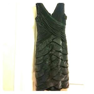 Adrianna Papell dark grey/silver dress cocktail