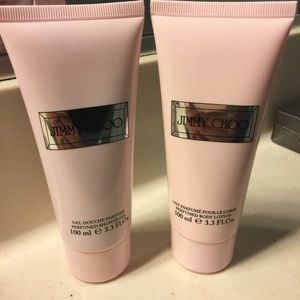 NWOT Jimmy Choo lotion and shower gel