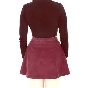 Corduroy Circle Skirt