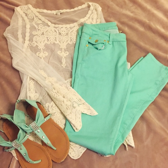 Mint Skinny Jeans / Jeggings
